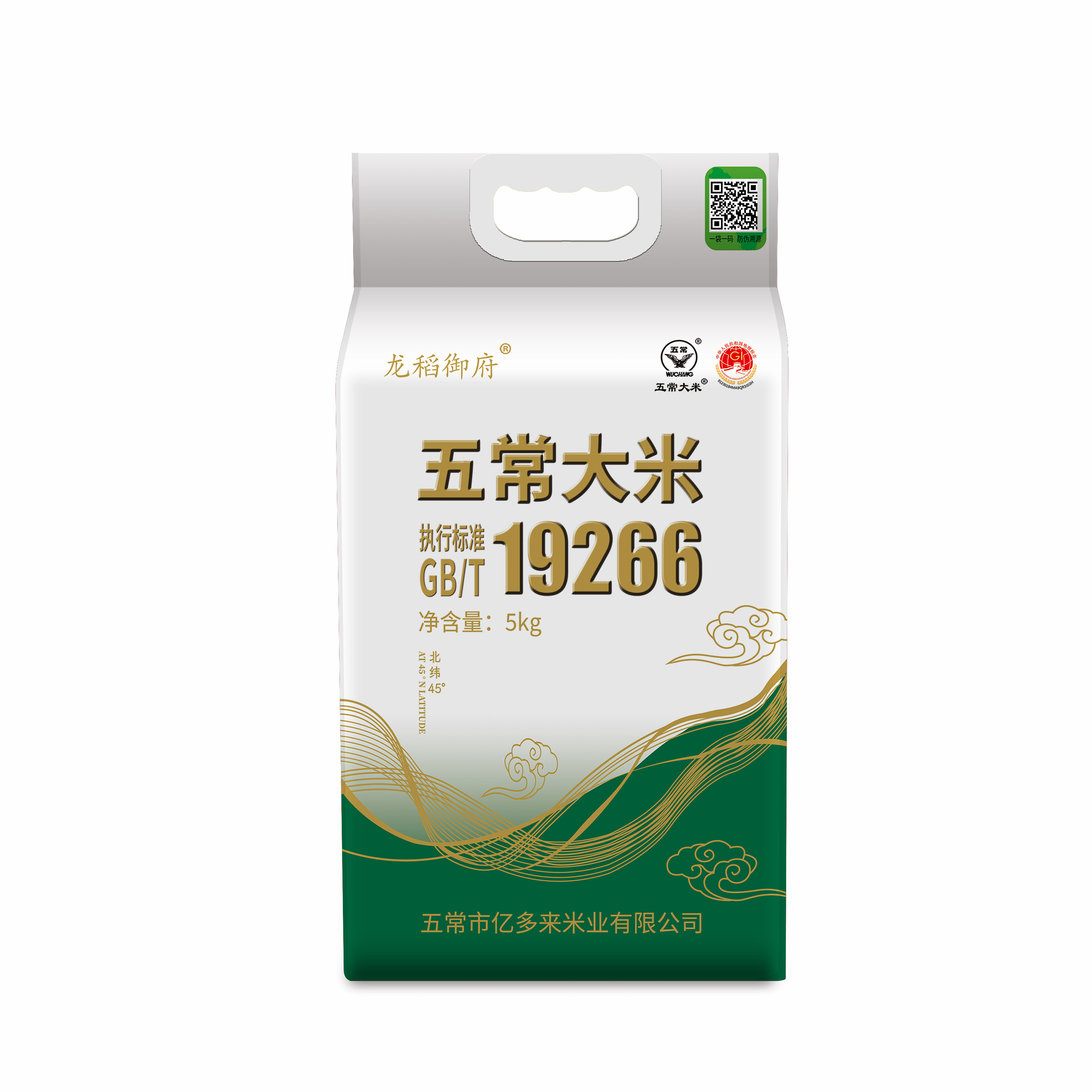 五常大米产地直销-龙稻御府五常大米5kg
